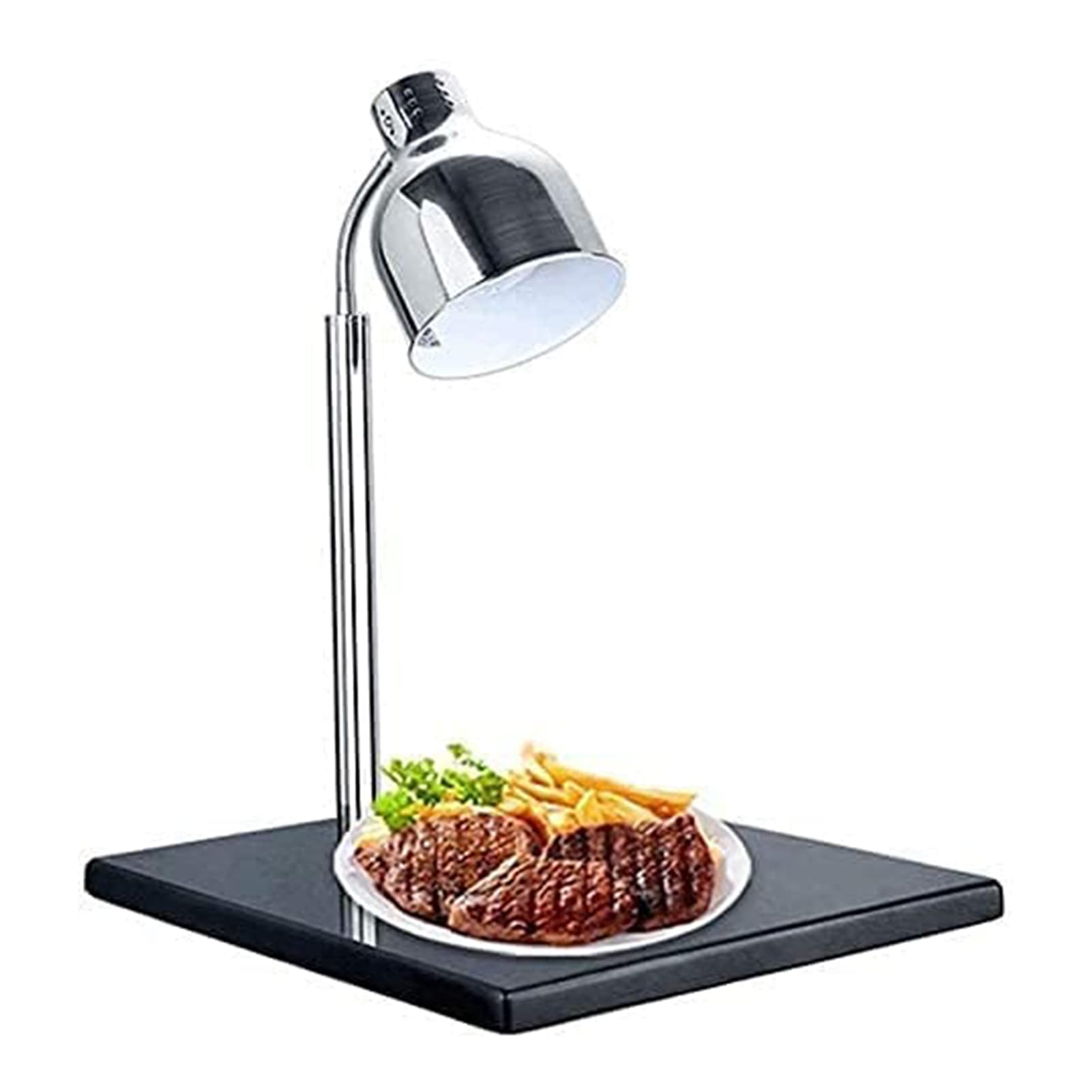 Đèn hâm nóng thức ăn một bóng inox