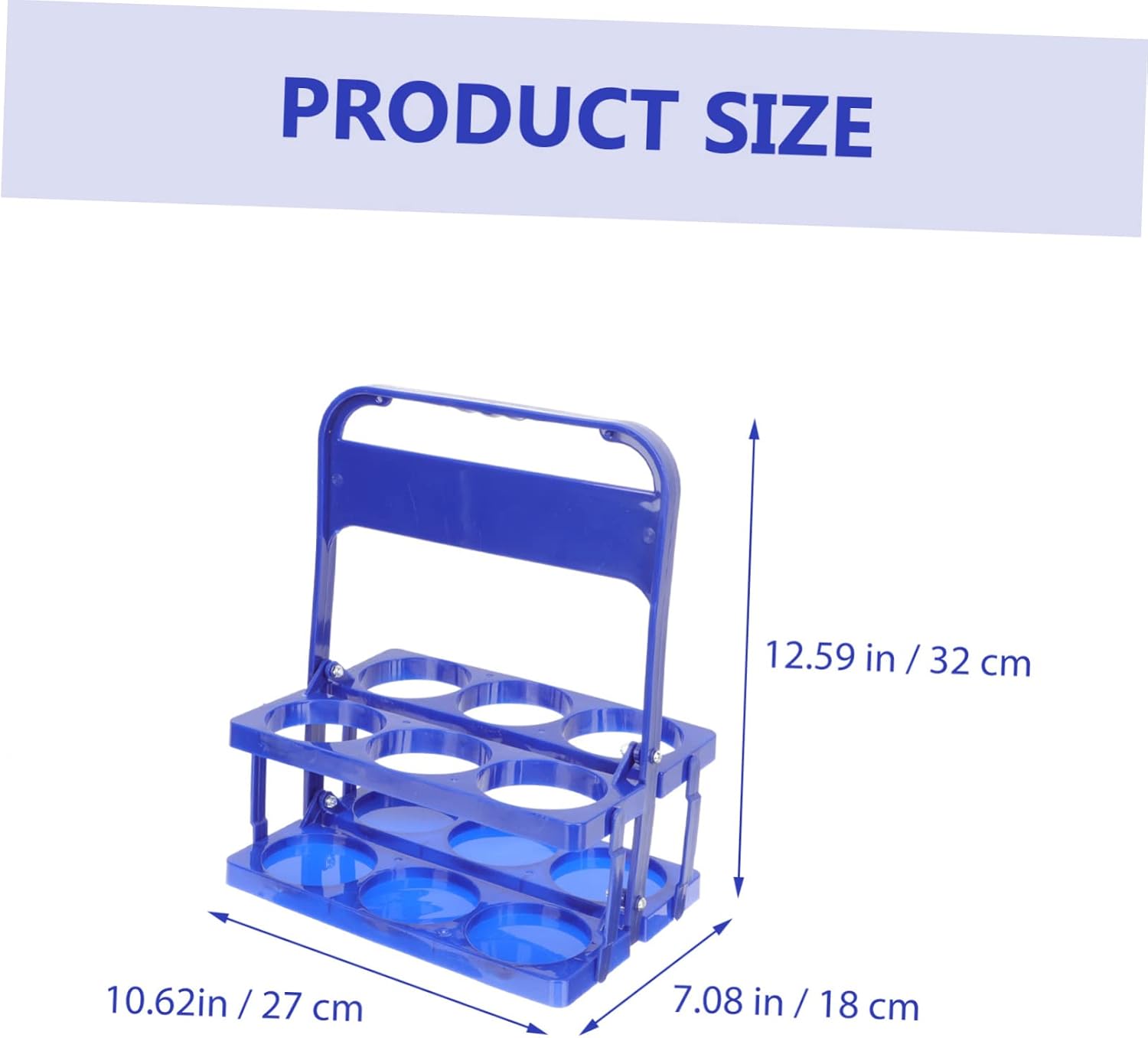 Ciieeo Folding Beer Bottle Rack Handles Plastic Beer Storage Basket for KTV Bar and Kitchen Organization for Parties Space Saving Design