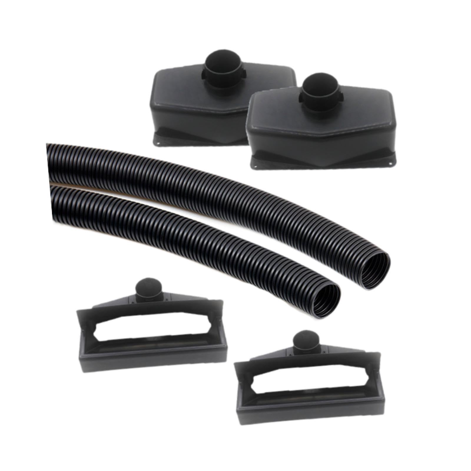 Vaveren Foosball Ball Collecting Box Set Table Soccer Collection Box Enthusiasts Ball Management Storage Holder with Corrugated Tubes