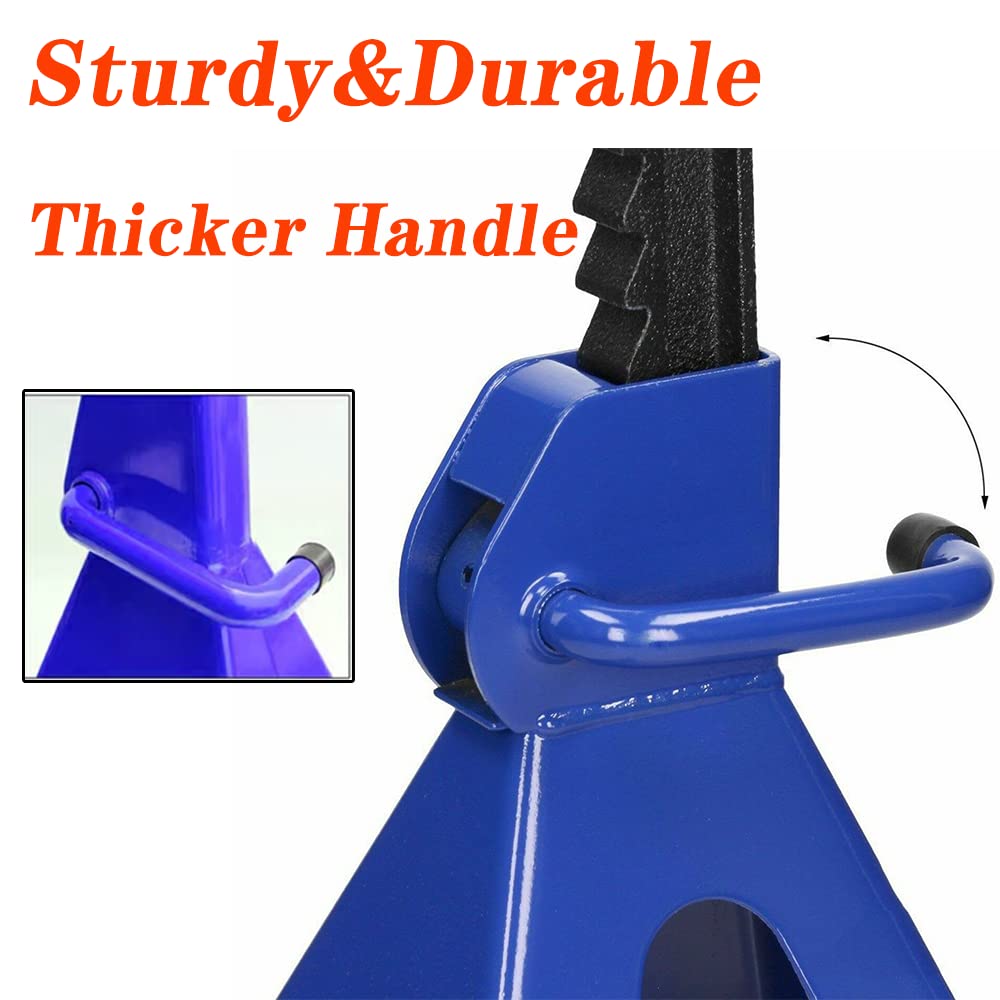 3 toneladas de caballete para coche, altura ajustable de 290 mm a 430 mm, 1 par