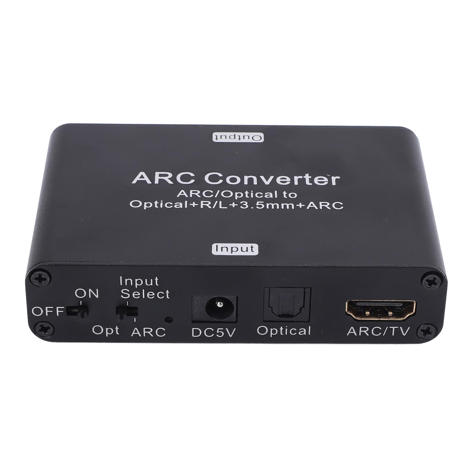 Convertidor ARC Adaptador Digital a Analógico de 192 KHz para Cine en Casa Aleación de Aluminio, Diseño Plug and Play