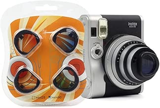 JXE Gradient Color Close Up Lens Filters Kit for Fujifilm Instax Mini 90 Camera JXE Gradient Color Close Up Lens Filters Kit for Fujifilm Instax Mini 90 Camera