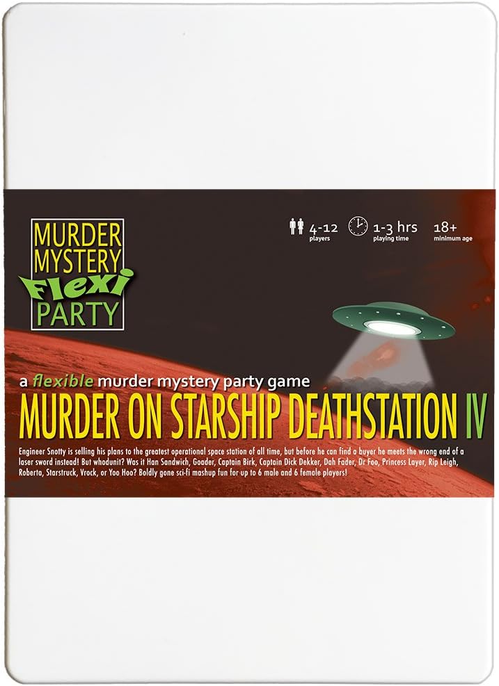 Murder Mystery Flexi PartyMurder on Starship Deathstation IV Remastered 4-12 Player