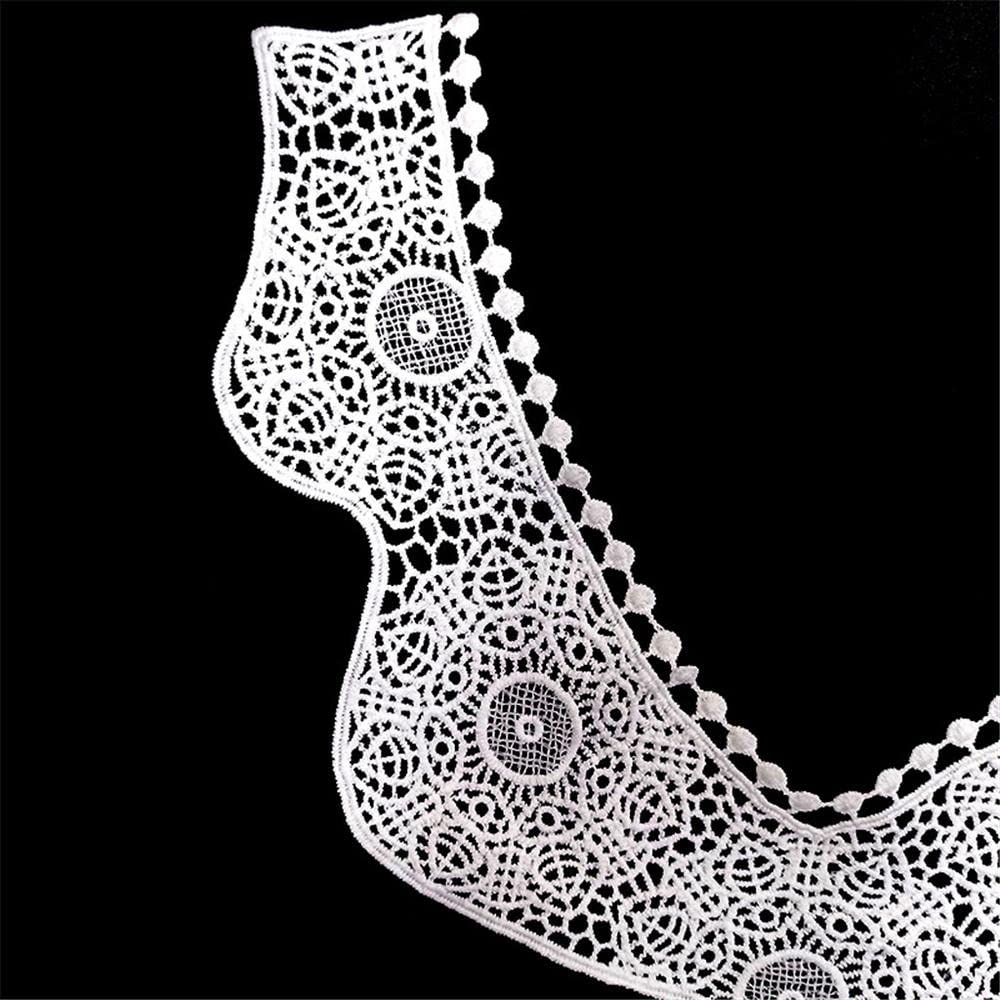 FUFUYO Applique à Coudre Brodée En Dentelle Pour Robe De Mariée - Noir - Élégante Et Délicate