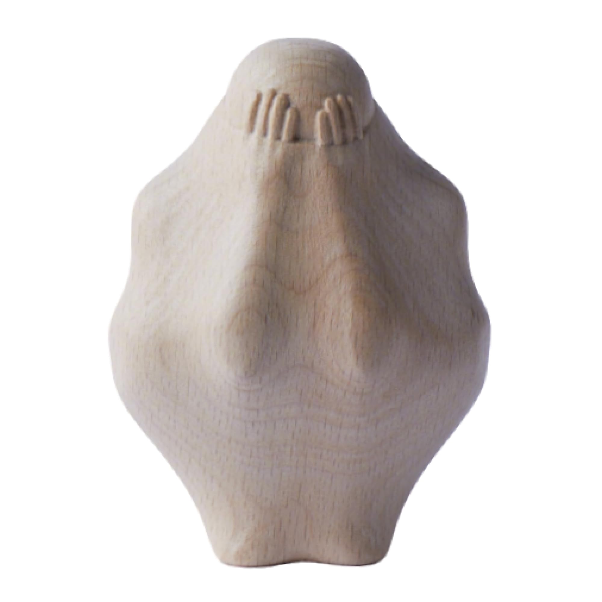 Wooden Sculpture of Person Trapped in Wood – 4.5" Abstract Human Figurine, Unique Modern Desk Decor, Artistic Gift Idea, Gifts for Healers