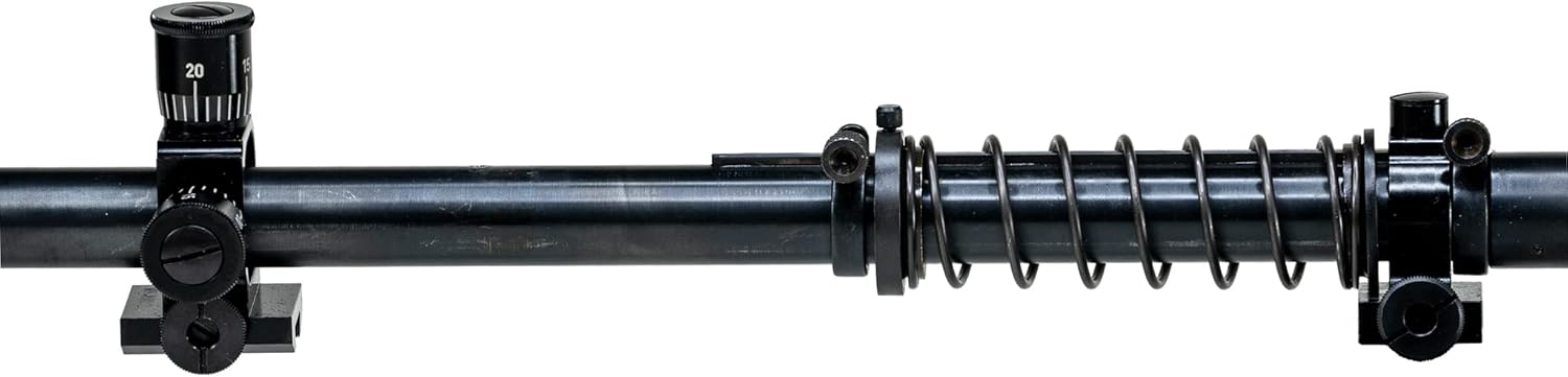 Malcolm 20X Vintage Target Scope, Unertl Style Micrometer, 3/4" Tube, Crescent Cut Scope Blocks