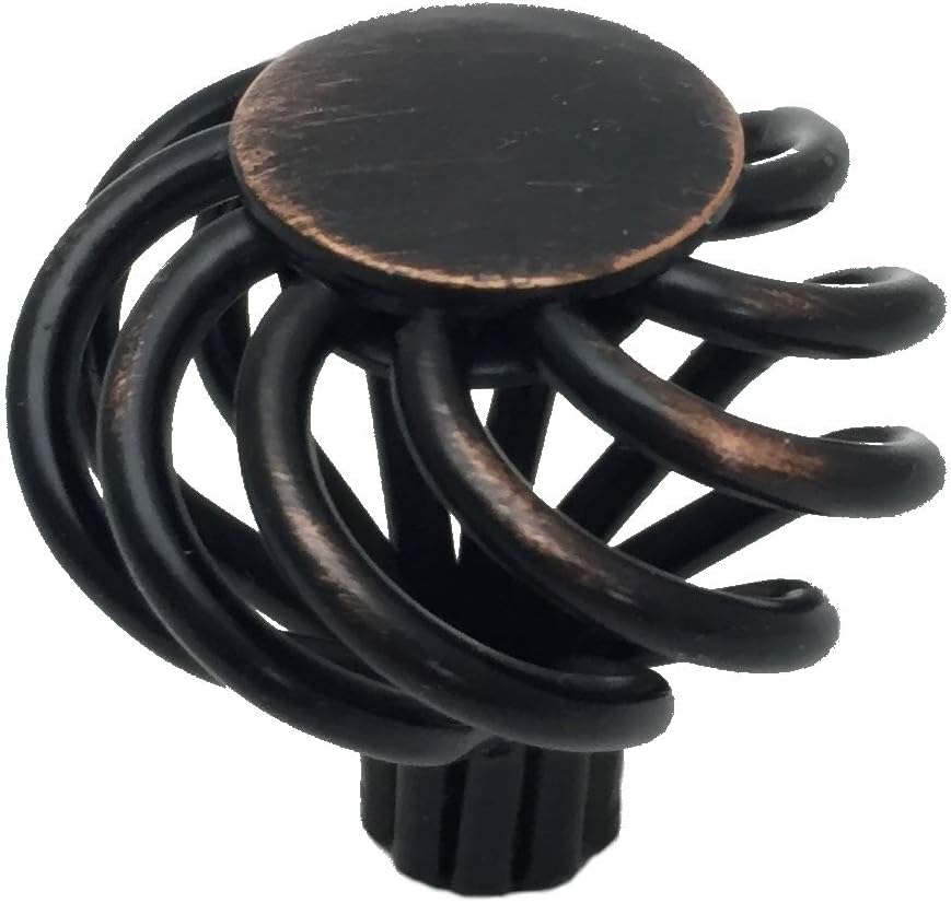 Colester Direct Kitchen Hardware Drawer Knob Birdcage (10, Oil