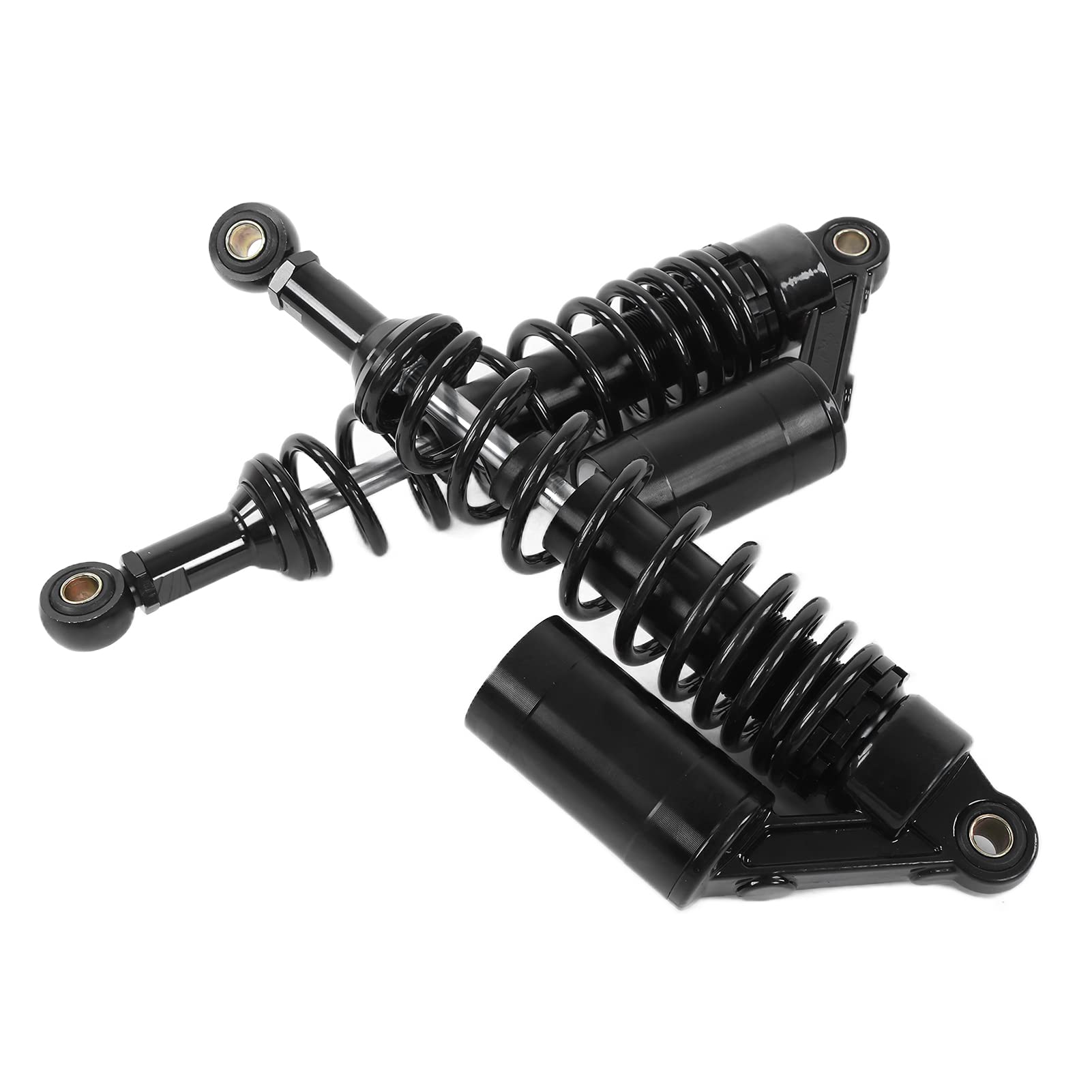 Generic ATV SUV Amortyzator Potężna Moc Sprężyna Tylnego Amortyzatora 2 szt. 12mm Miedziany pierścień do Motocykli Wspinaczka Redukcja Wibracji (BLACK)