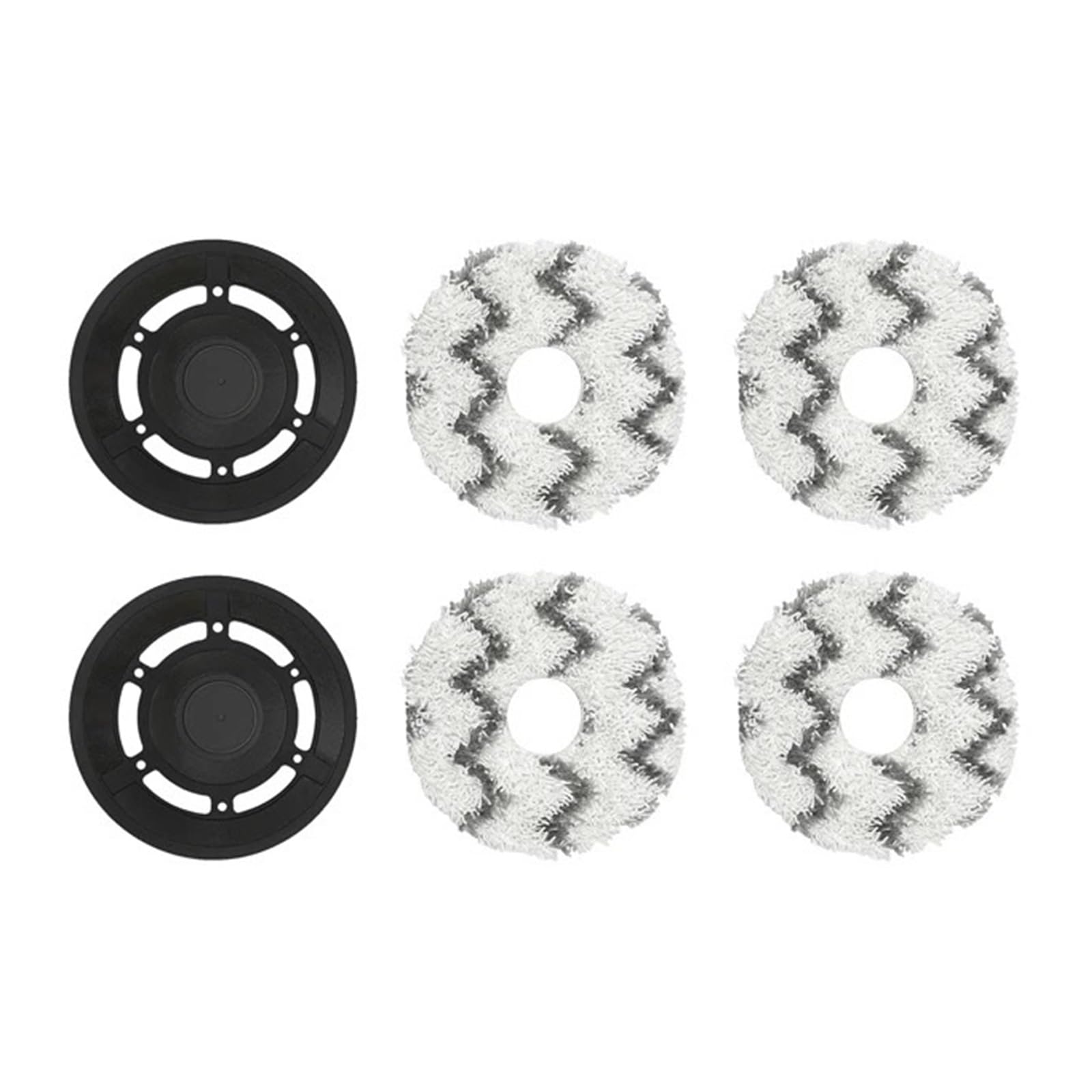 Qlmxjvzhkcn 6Pcs B 2-3Pcs，Compatible For Ecovacs，Compatible For Deebot，X1 Omni Turbo Robot Vacuum Cleaner Mop Rag Bracket Spare Parts Accessories(6Pcs B)