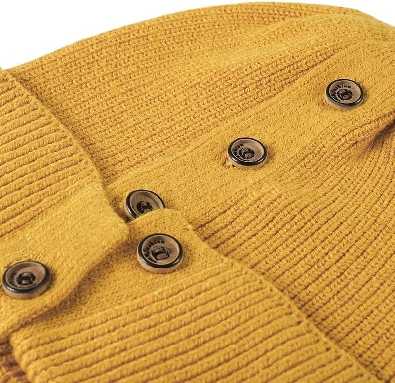 Outdoor Warm Brimless Dome Knitted Hat Travel Ear Protection Woolen Hats