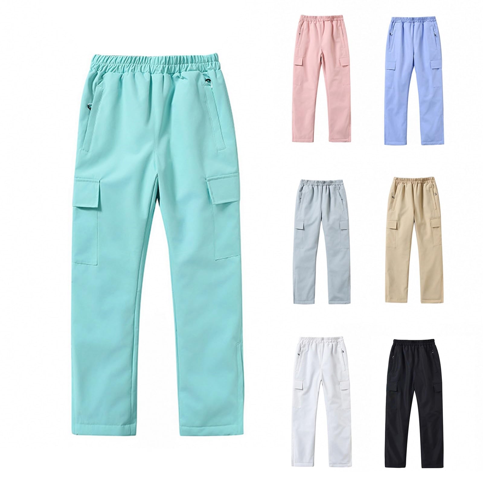 Skihose Kinder-Kinder Softshellhose Schneehose Skihose Warme Hosen Jungen Mädchen Winterhose Outdoorhose Wanderhose Cargohose