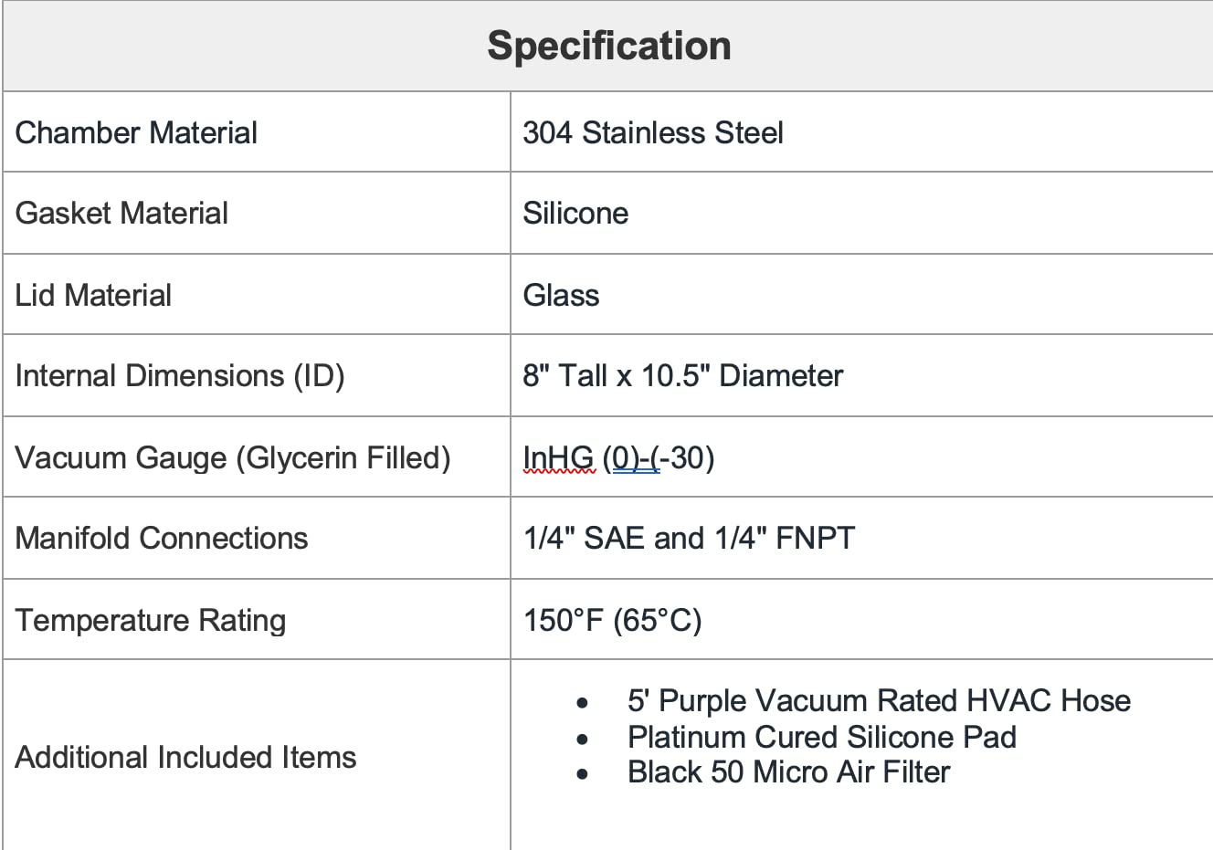 BVV 3 Gallon Wide Stainless Steel Vacuum Chamber with Reversible Silicone Gasket, Glycerin-Filled Gauge, 50-Micron Air Filter, Degassing Chamber with User-Friendly Connections - Made in USA