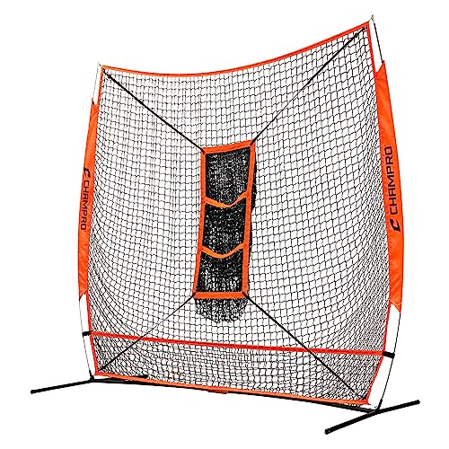 Filet d'entraînement portable Champro MVP avec zone TZ3 pour le jardin