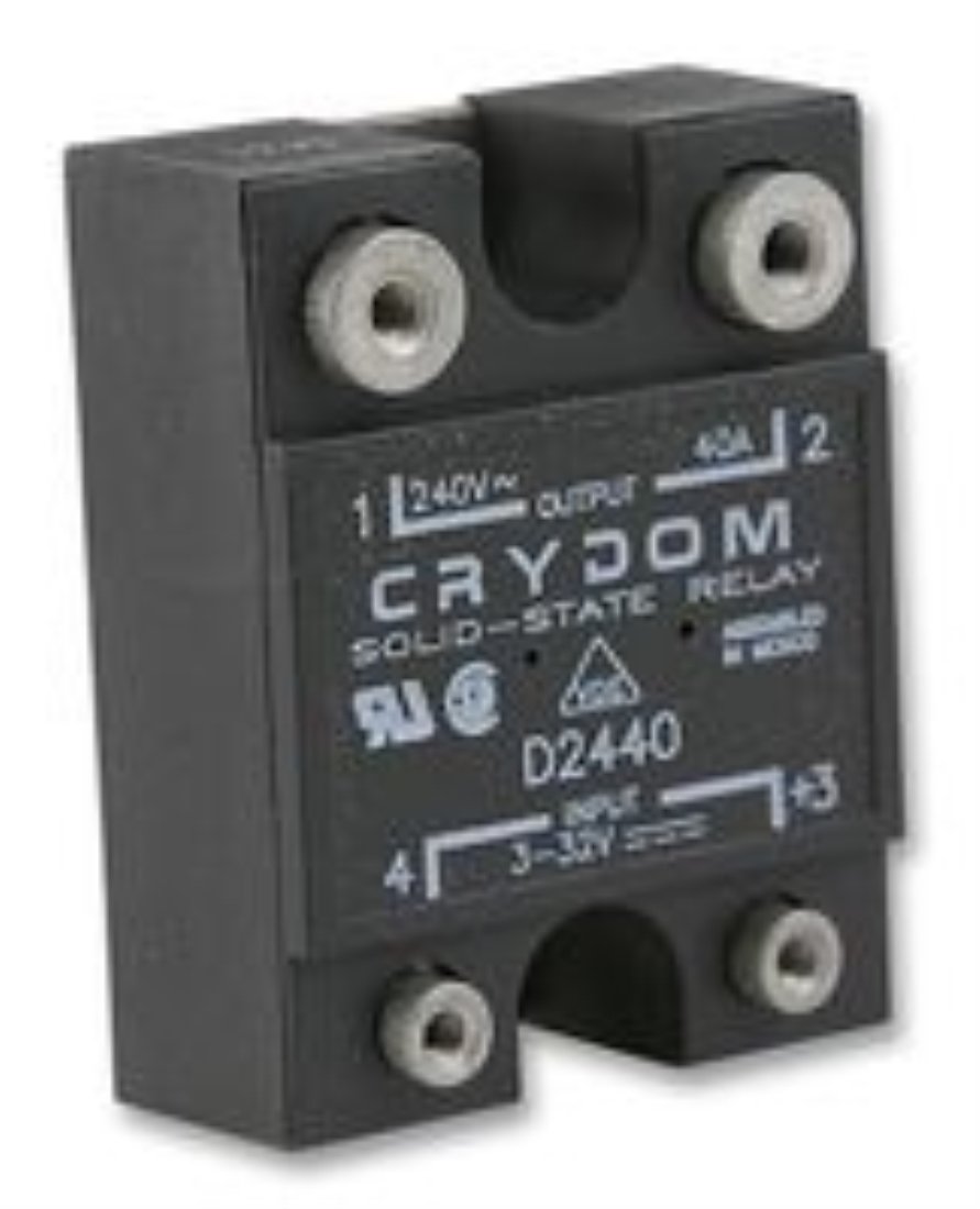 CRYDOM D2440 240 V Output, 3-32 V Input, 40 A, Solid State Relay
