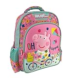 mochila 3d peppa pig happy days 27X10X31 2comparti
