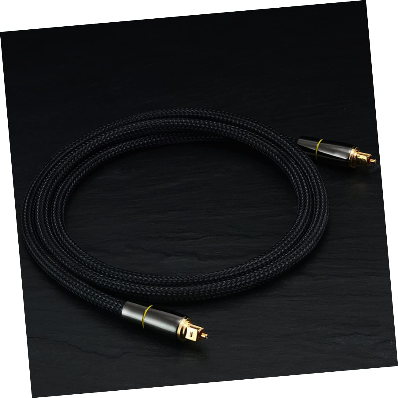 NUOBESTY Cavo Audio Ottico Digitale in Fibra, Nero, Trasmissione del Segnale e Qualità Audio per Tv e Impianto Stereo
