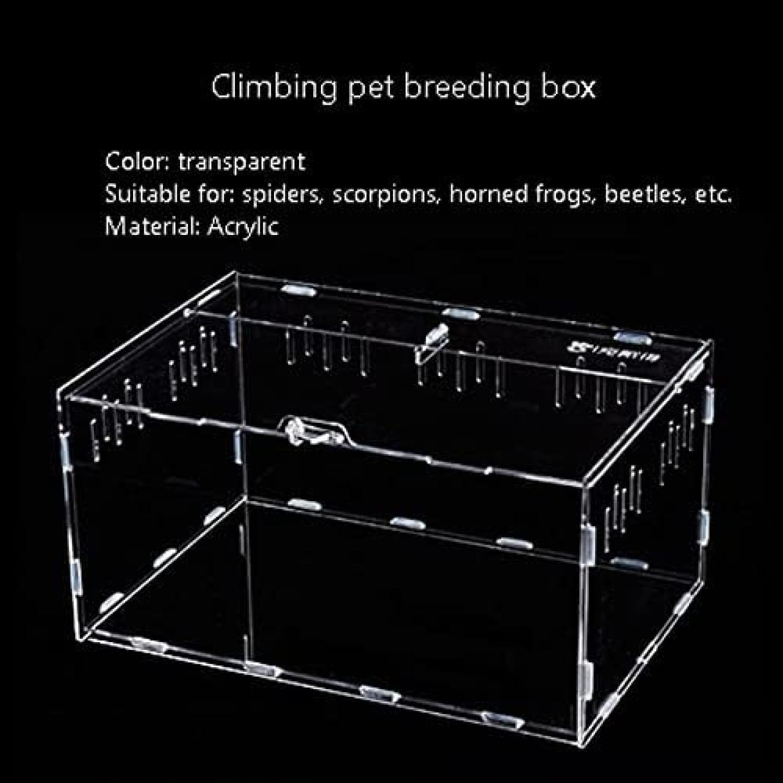 Reptilien Futterbox Acryl Terrarium Behälter Für  Produktbild-Vorschau 2