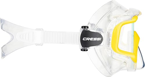 Miniatura 8 de Cressi Máscara grande de visión amplia para buceo y snorkel  Pano 3 diseñado en Italia