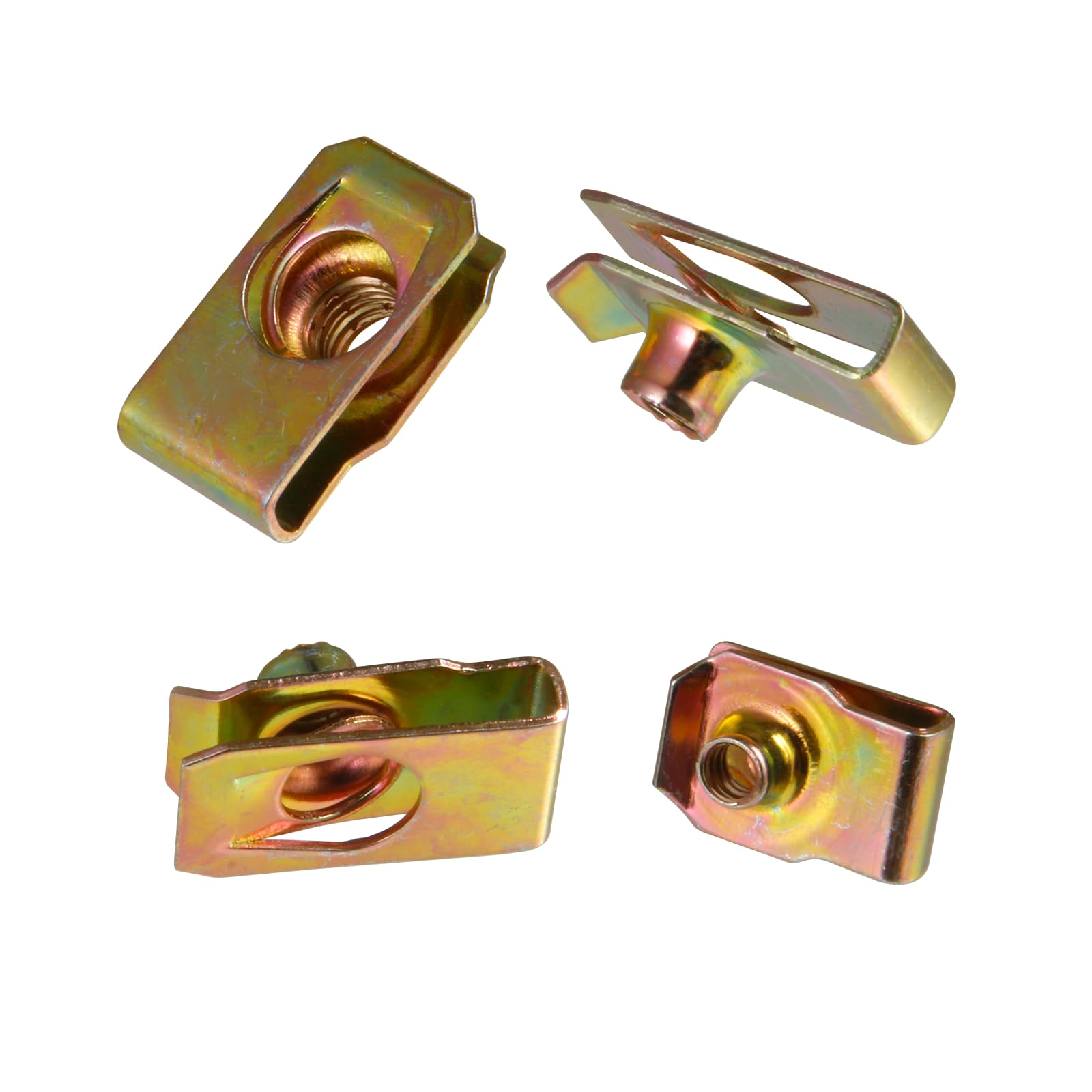 U-Clip Nut Set - 80 Piece Stainless Steel -4 U-Clip Nut Set - 80 Piece Stainless Steel -4
