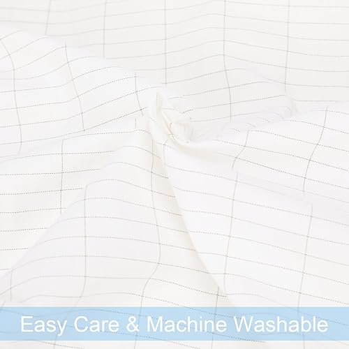 Miniatura 7 de Sábana bajera ajustable con cable de conexión a tierra, 5% fibra plateada y 95% fibra de algodón, sábana de puesta a tierra conductiva para un mejor