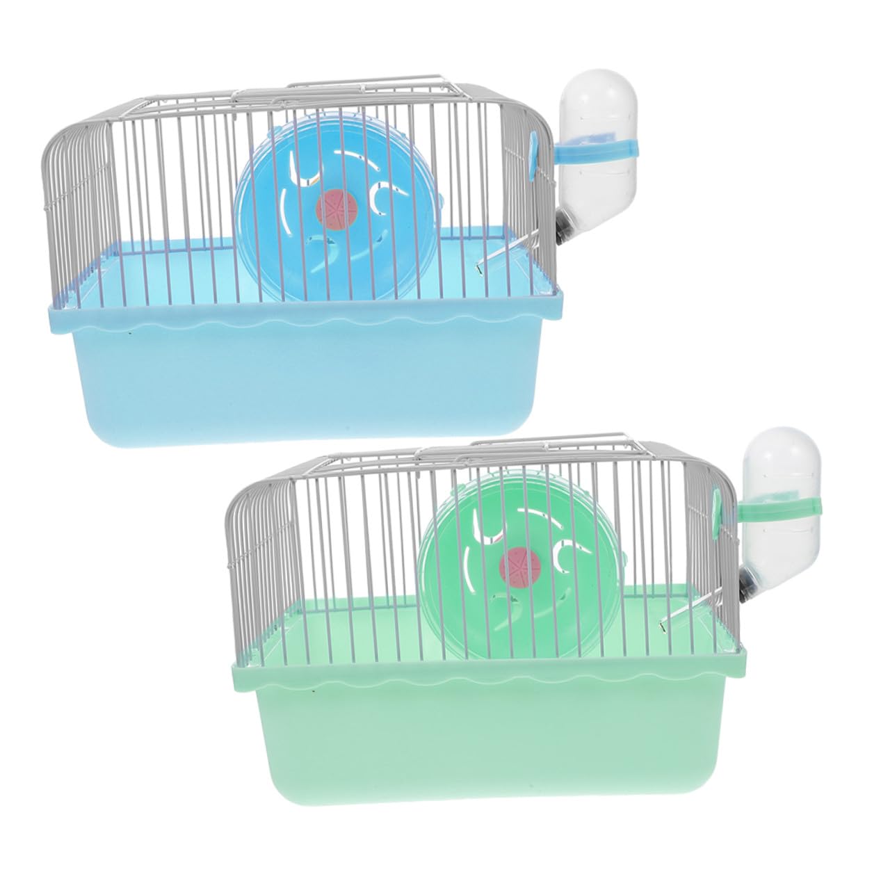 Cage hamster portable espace séparé pour jeu repos alimentation sans stress