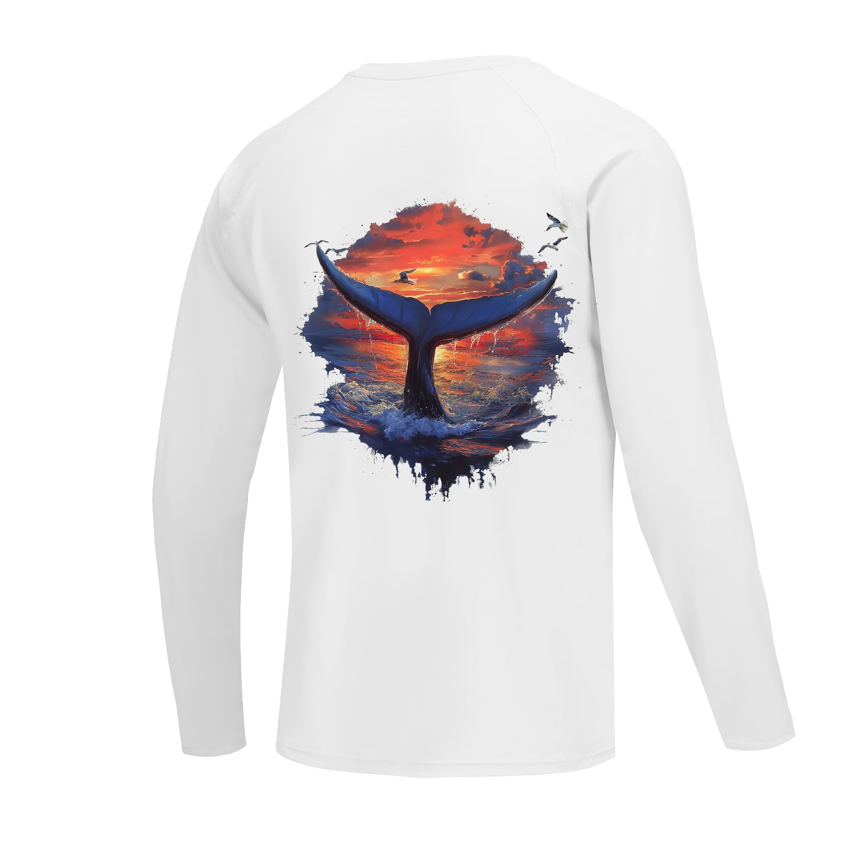 Fishing Shirt for Men Long Sleeve UPF 50+ UV Sun Protection Swim Shirt Rash Guard for Men #1034