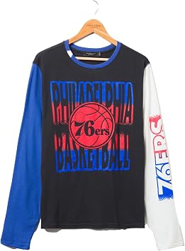 Junk Food Clothing Philadelphia 76Ers Alley OOP Long Sleeve Tee