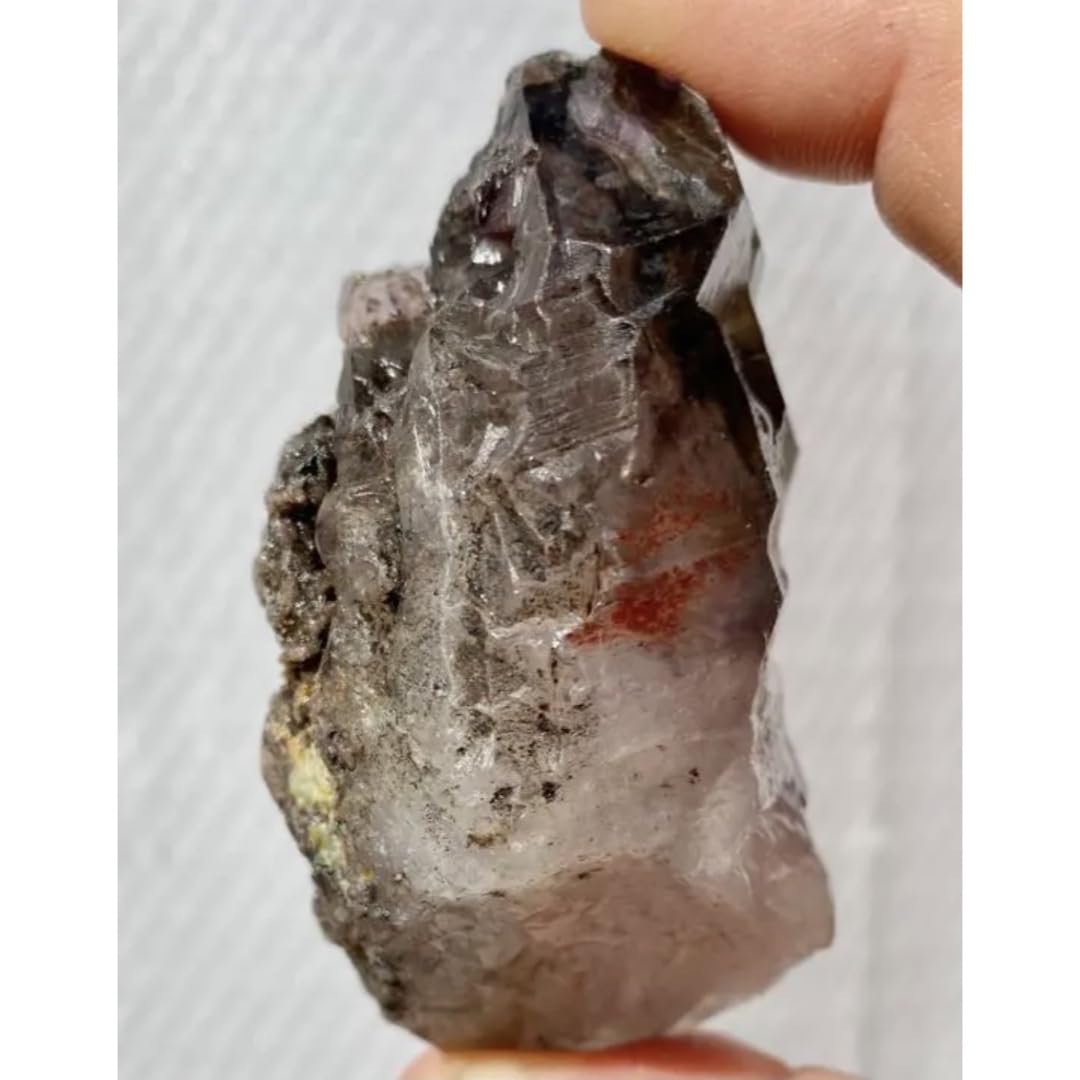 Amazon.co.jp: アメジストエレスチャル スーパーセブン 骸骨水晶 原石 
