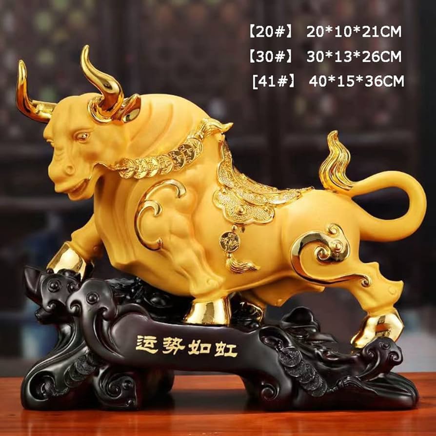 水牛の置物 Amazon.co.jp: 風水 置物 開運 牛の置物 玄関 風水グッズ 財運 健康