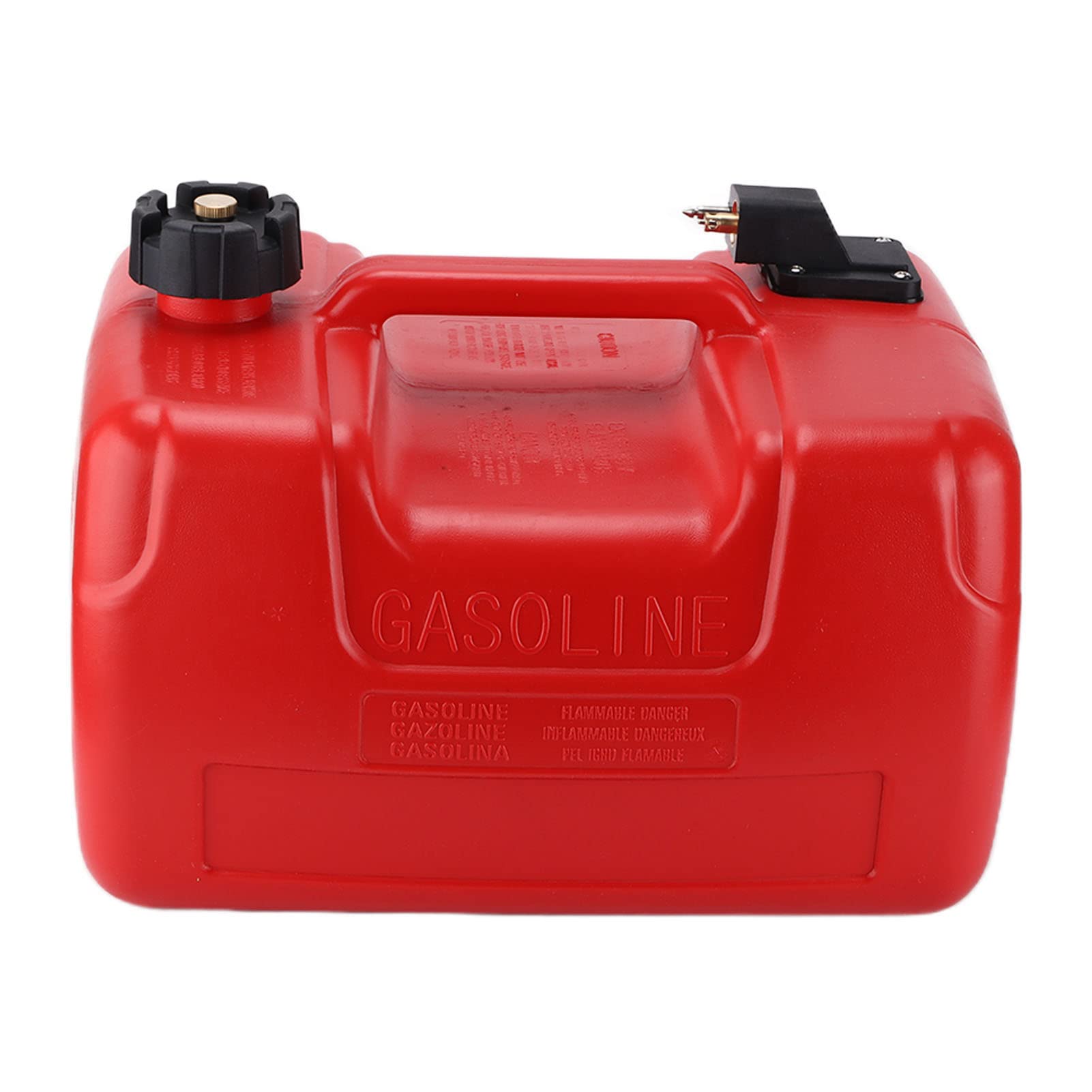 Bootskraftstofftank, Tragbarer Kraftstofftank, Marine-Außenbord-Kraftstofftank 12 L, Rot, Tragbar, Leicht, Plug-and-Play-Ersatz