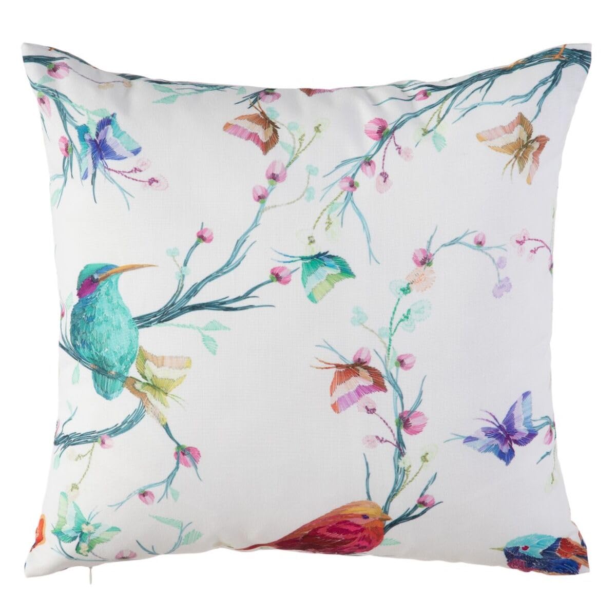 Coussin Blanc Oiseau 45 x 45 cm : finis les canapés ternes et inconfortables