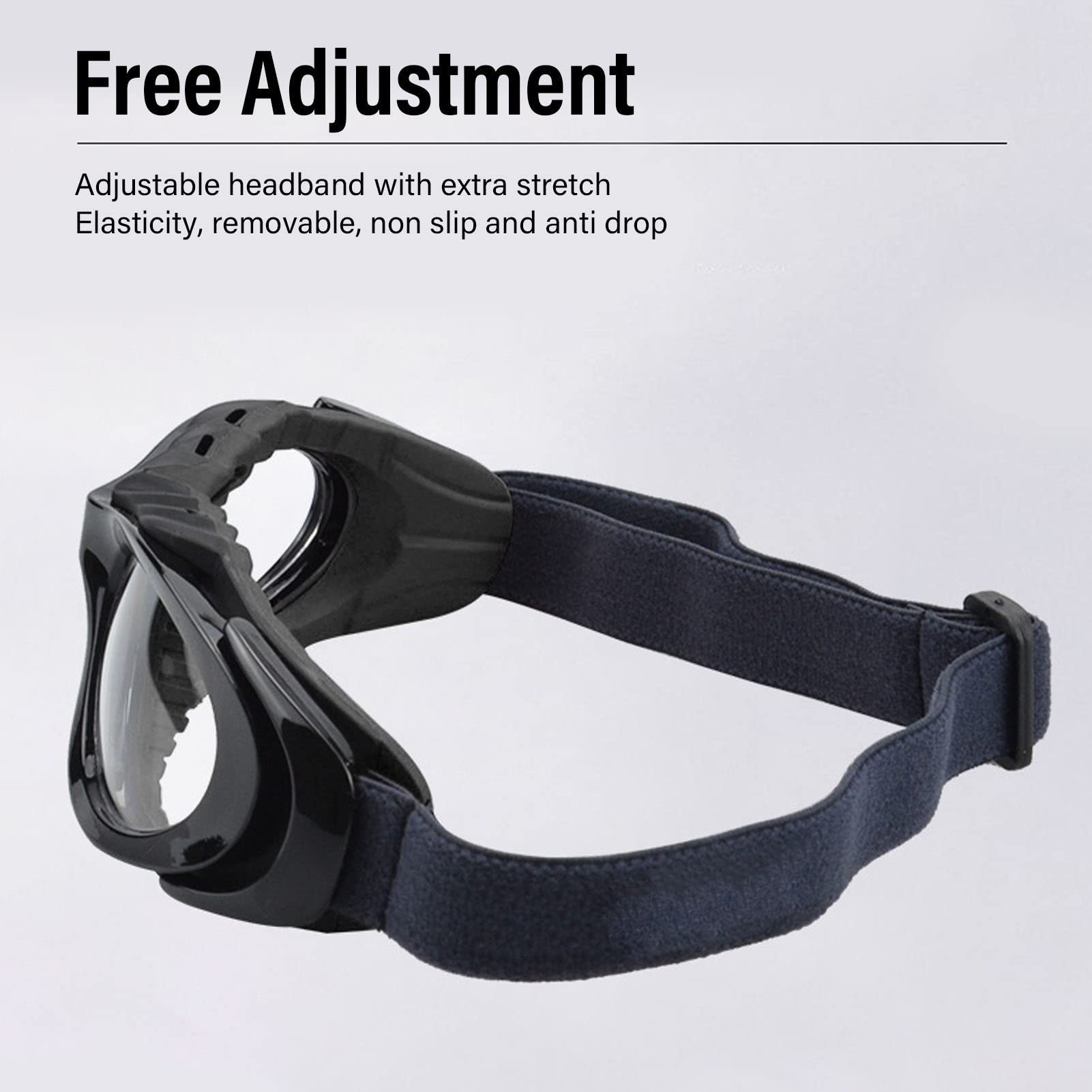 Bnineteenteam Sports Goggles,Basketball Football Glasses Lacrosse Goggles for Outdoor Cycling Running Hiking (Black) - Image 3
