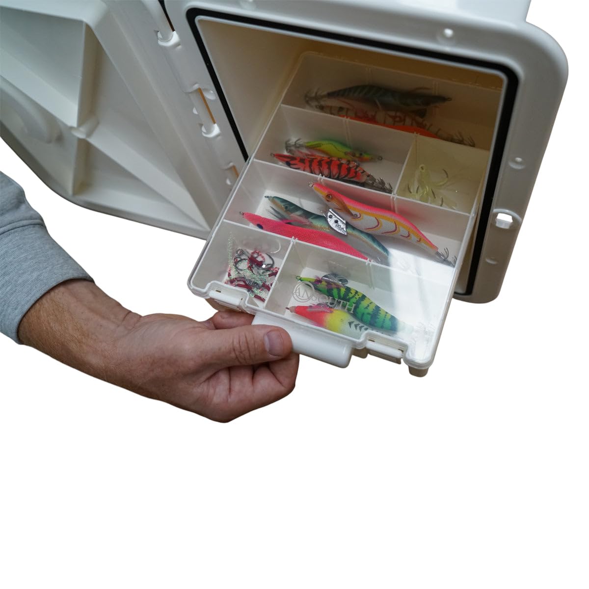 Oceansouth Hatch Aufbewahrungsbox für Angelzubehör (mit 5 Angelboxen)