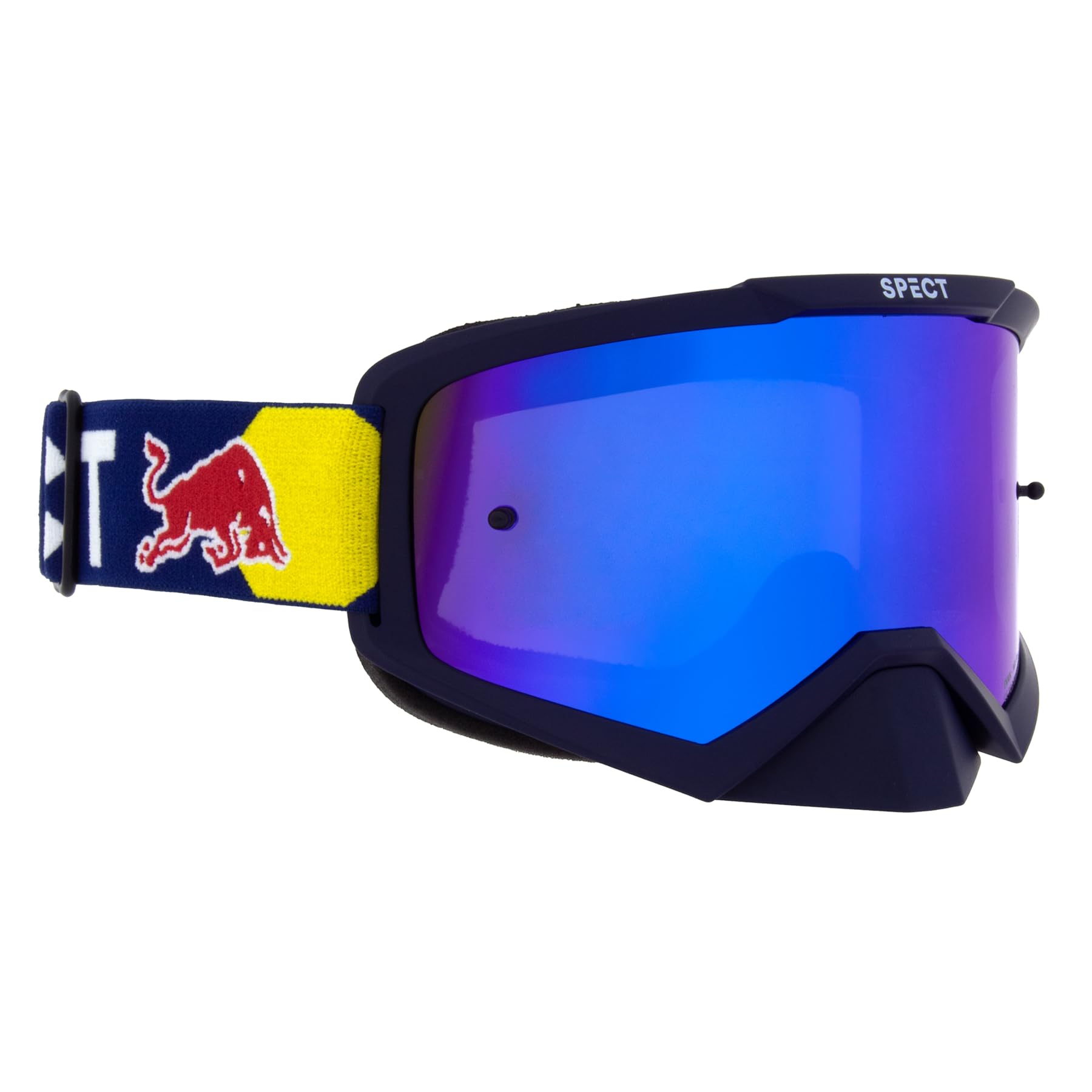 Red Bull Spect Eyewear MX Evan-001 - Occhiali da motocross per moto, colore: blu
