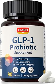 GLP-1 Supplement with Akkermansia Probiotic 100 Billion CFUHops & Eriocitrin for Appetite Control, Weight Women Men, Natural GLP 1 Activator for Metabolic Support Gut Health with Chromium & Cinnamon