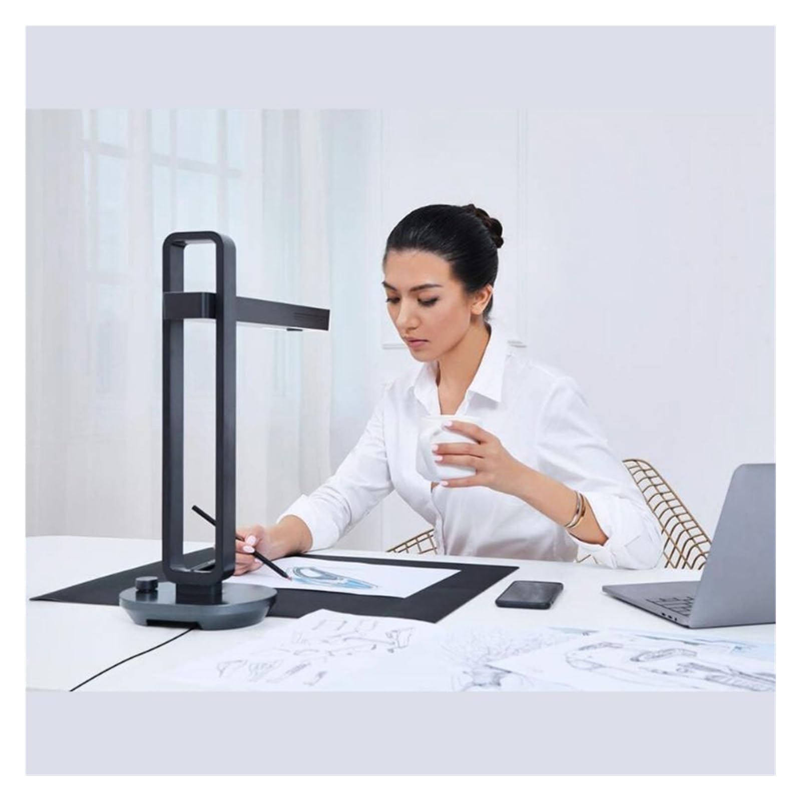 Scanner per Documenti, Scanner for libri e documenti Cattura A3 A4 Appiattisci raddrizza automaticamente grazie alla tecnologia AI