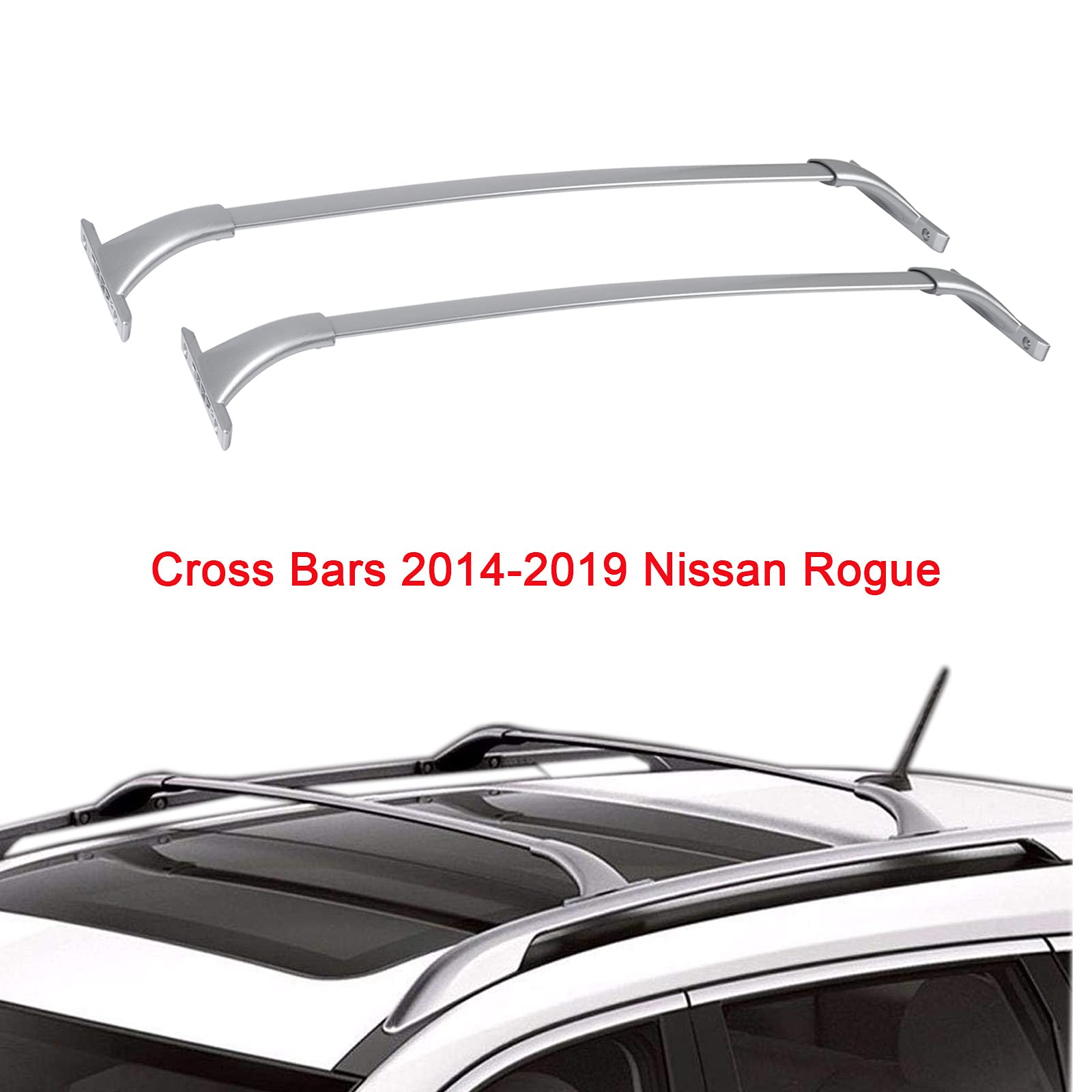 Buy CARMOCAR Roof Rack CrossBars Replacement for Nissan Rogue 2014 2015