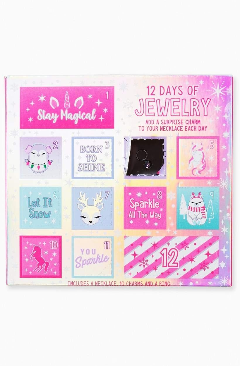 Justice Girl Fun Stay Magical Charm Jewelry Advent Calendar