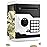 Playsheek Piggy Bank for Girls Boys Large Electronic Money Coin Banks with Password Protection, Automatic Paper Money Scroll Saving Box, Great Gift for Kids(Black-White)