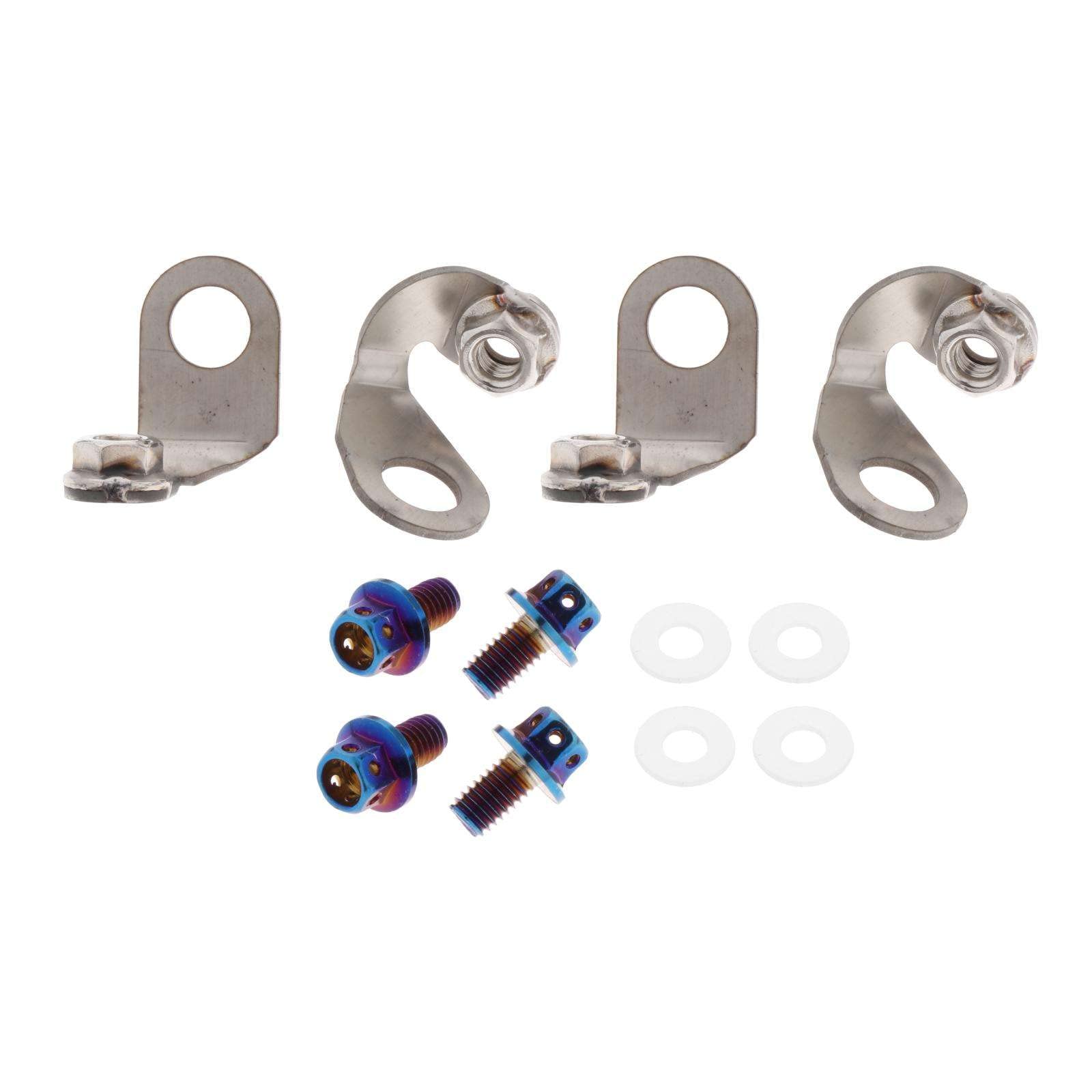 Baoblaze 2x kit di montaggio per condotto di raffreddamento ad aria per sistema frenante per moto, per moto, Modello in fibra di carbonio