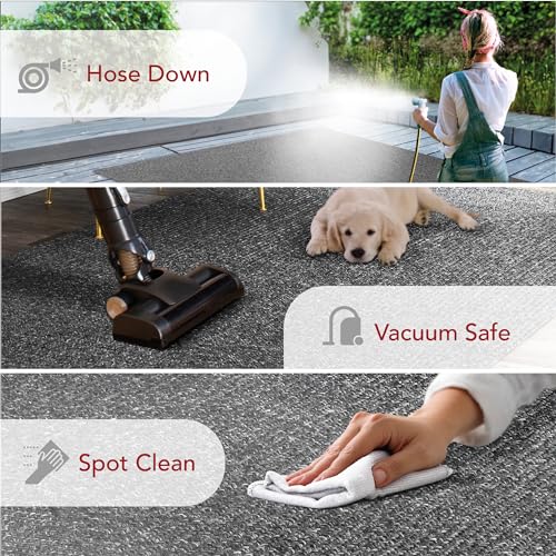 nuLOOM Tapete Trenzado para Interior y Exterior 2x6 pies miniatura 6