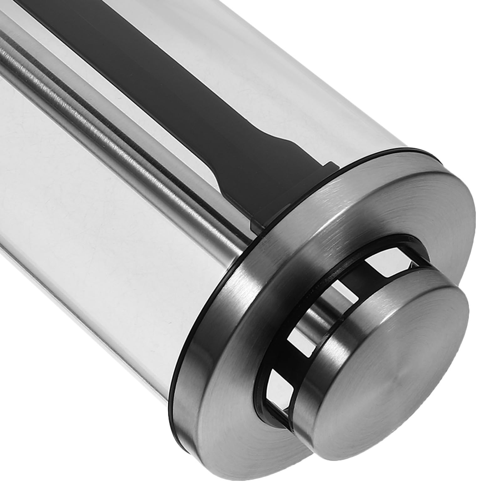 IMIKEYA Glas Strohhalmbehälter mit Deckel aus Borosilikatglas für Küche Großer Fassungsvermögen Stabile Verarbeitung Elegantes und Modernes Design für Täglichen Gebrauch