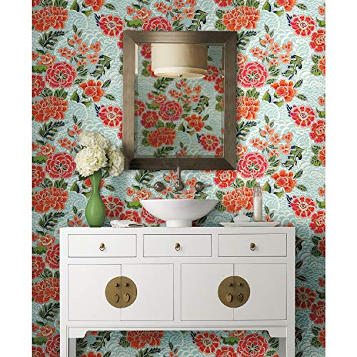 RoomMates Waverly Zen Garden Peel and Stick Wallpaper - Image 2