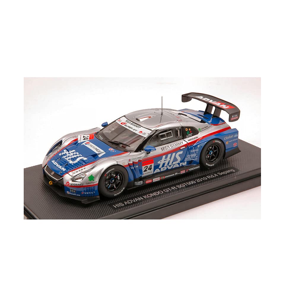 Amazon | エブロ 1/43 HIS ADVAN KONDO GT-R Rd.4 Sepnag 完成品  