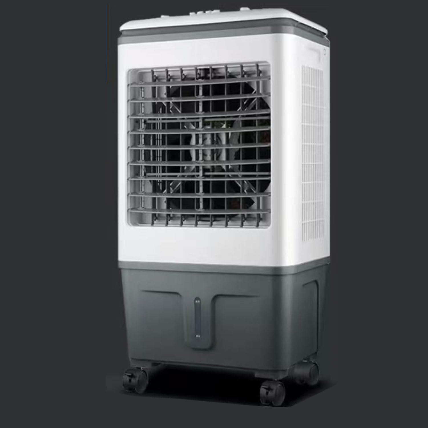 GWFBLID Evaporative Air Cooler Portable Air Conditioner with 40L Water Tank and 3 Fan Speeds 120°Oscillation Cooling Fan with Wheel Industrial Swamp Air Cooler Cooling AC Unit for Outdoor Commercial