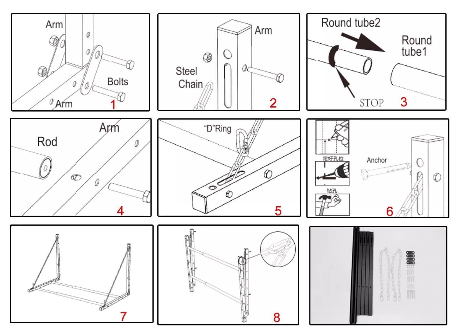 Porta Pneumatici Pieghevole, portaoggetti per Pneumatici e Ruote, ripiano Multi-Pneumatico Regolabile da Parete, Facile da installare, per riporre la Ruota di scorta in Garage.