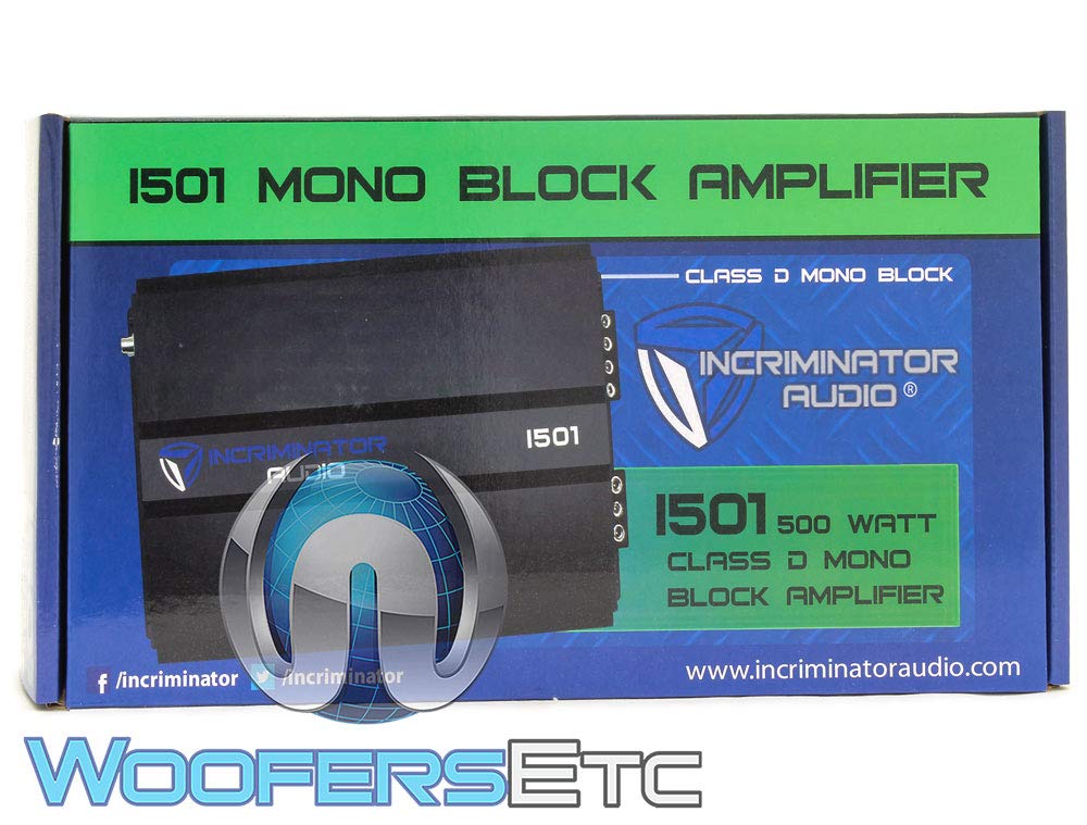 Incriminator Audio I501 Monoblock 500W RMS Class D Amplifier