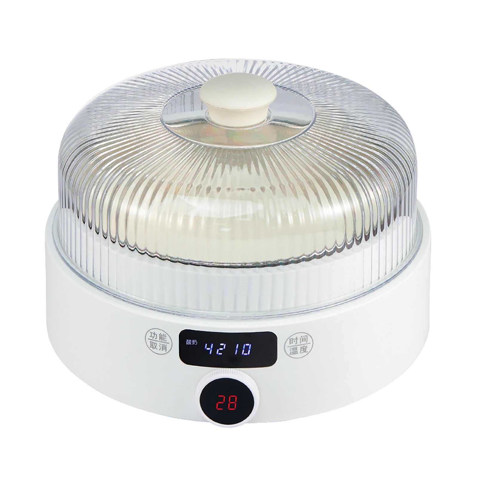 vfdaSWQQ Yoghurt maker, Multi-Function Large Capacity, Adjustable Temperature/Time, for Making Rice Wine and Natto