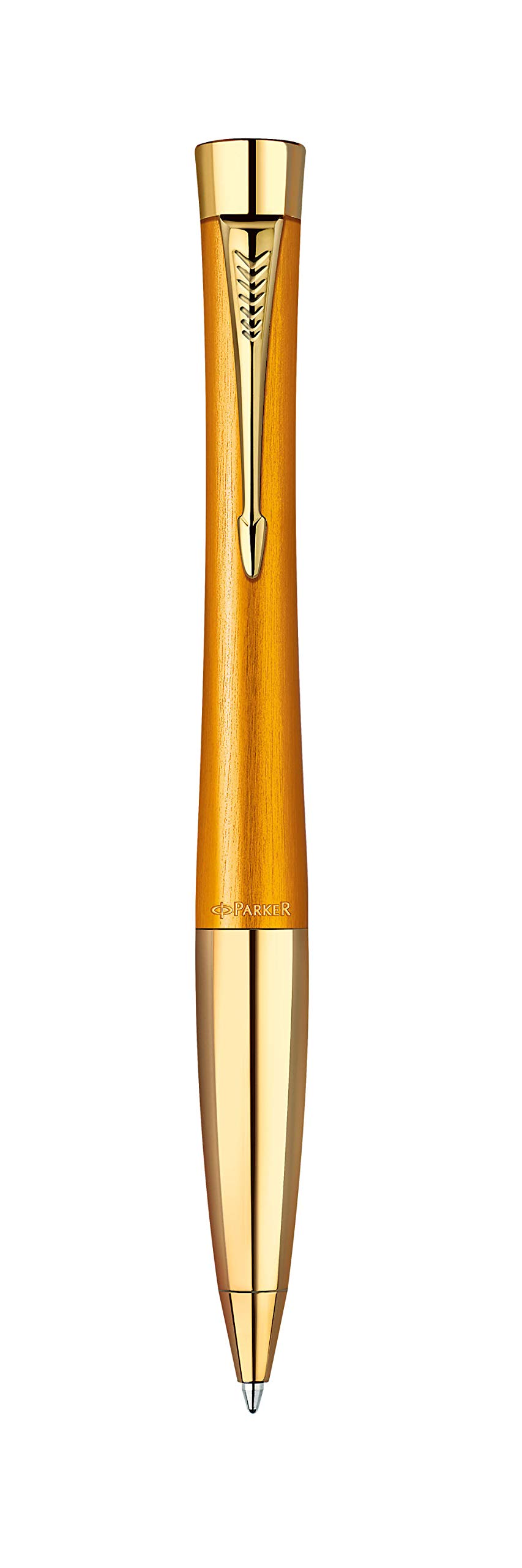 Parker Urban - Ball point pen - Mandarin yellow/Gold trims, Medium Black refill, Gift box