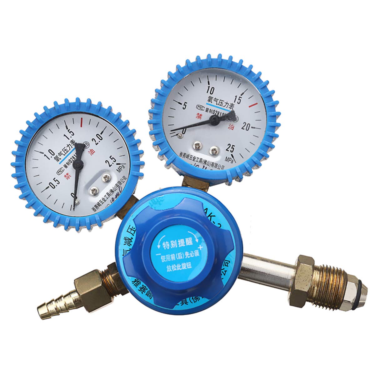 Dwustopniowy jednostopniowy regulator argonu ze stali nierdzewnej reduktor tlenu 5/8 BSP